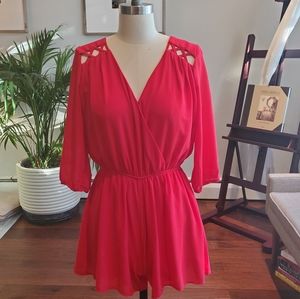 Dressy 3/4 sleeve romper